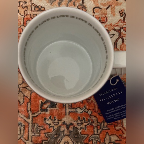 Set Of 4 Brand New W/ Original Tags ‘Love is Love’ Mugs Human Rights Campaign - Picture 14 of 16